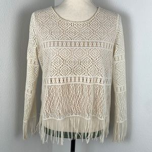 Vintage Jessica Max fringed shirt